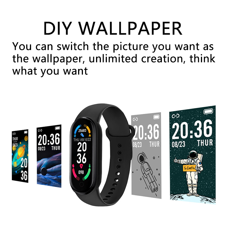 M6 Smart Watch Men Women Fitne - Health Wellness Bracelet recension och pris