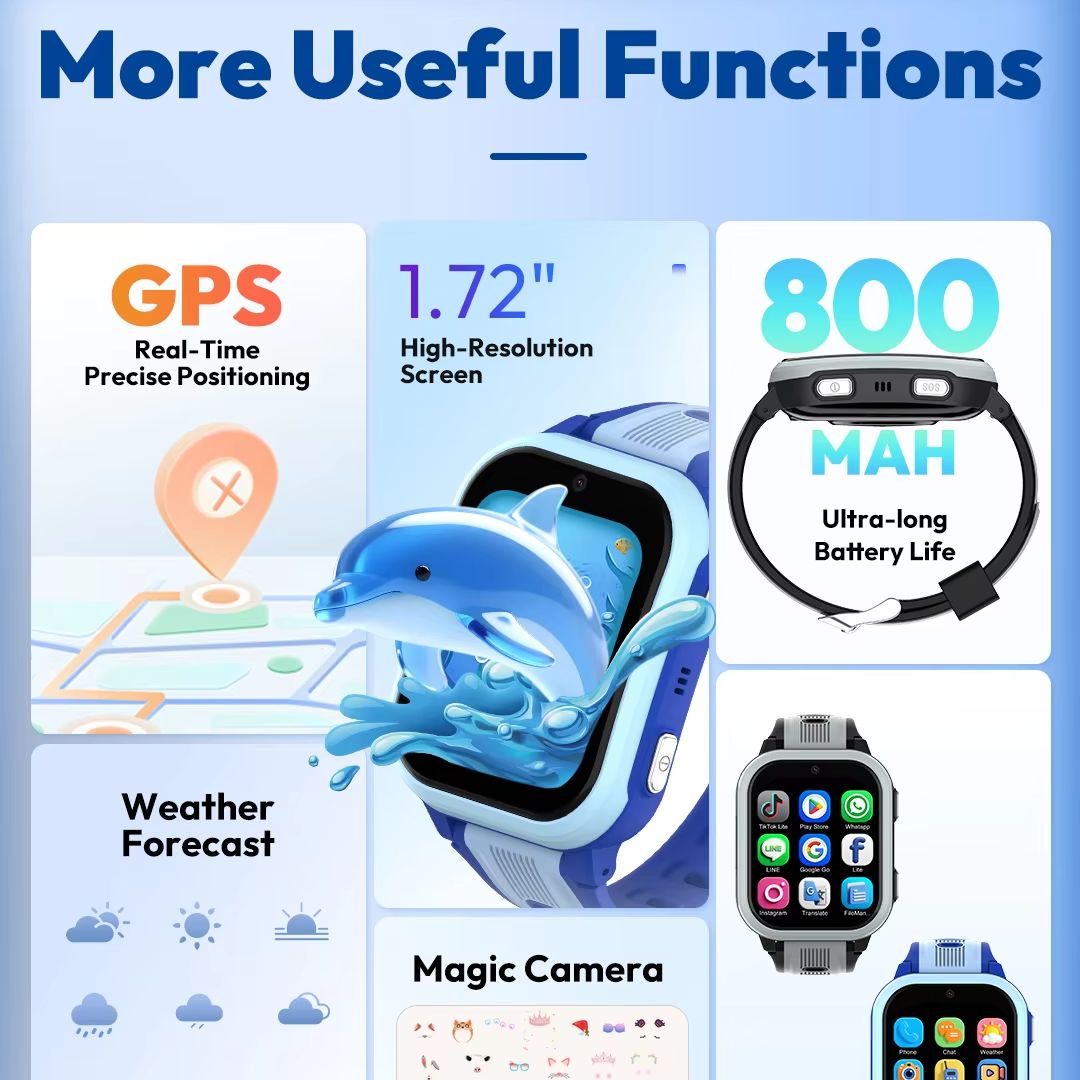 Wonlex 4G Kids Smart Watch KT4 - Health Wellness Bracelet recension och pris
