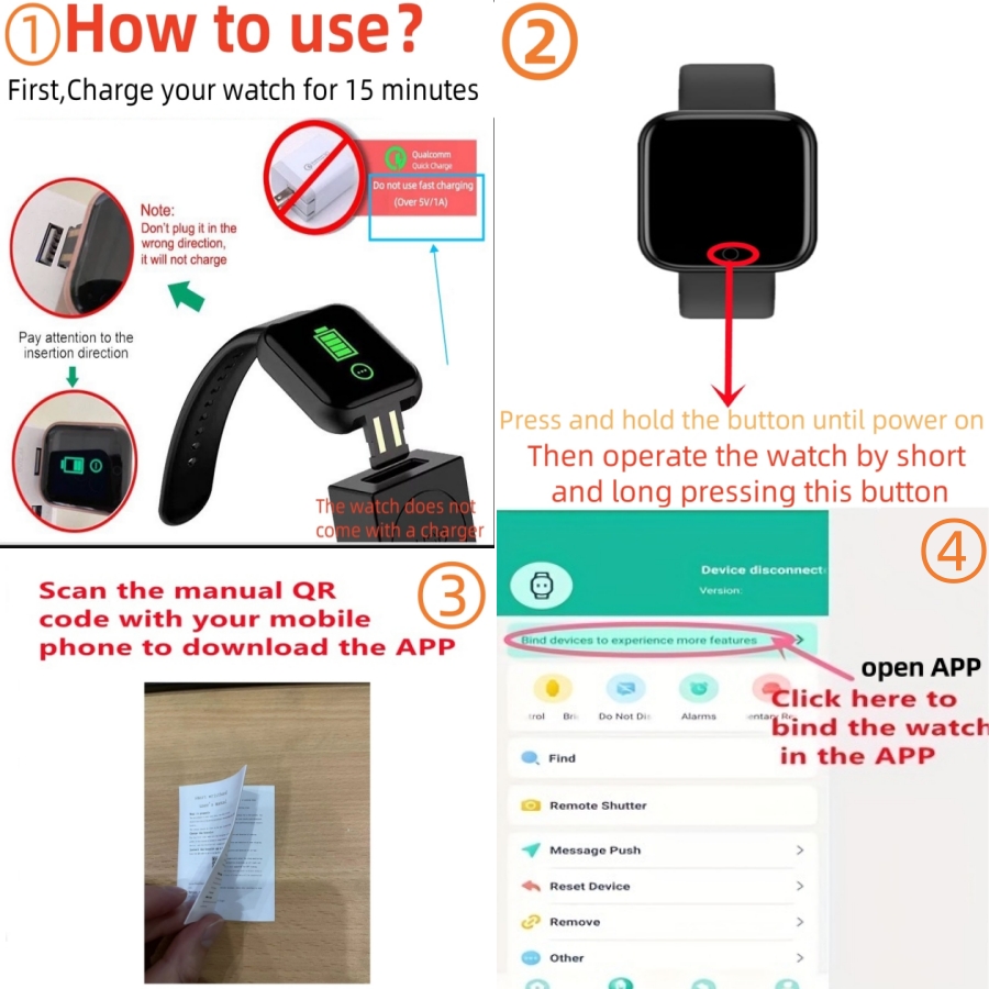 Smart Watch For Men Women Spor - Health Wellness Bracelet recension och pris