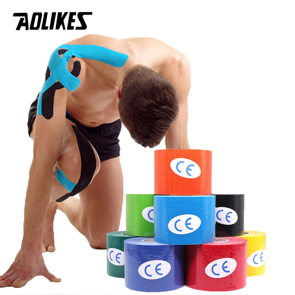 AOLIKES 2 Size Kinesiology Tap - Sports Taping Precut recension och pris