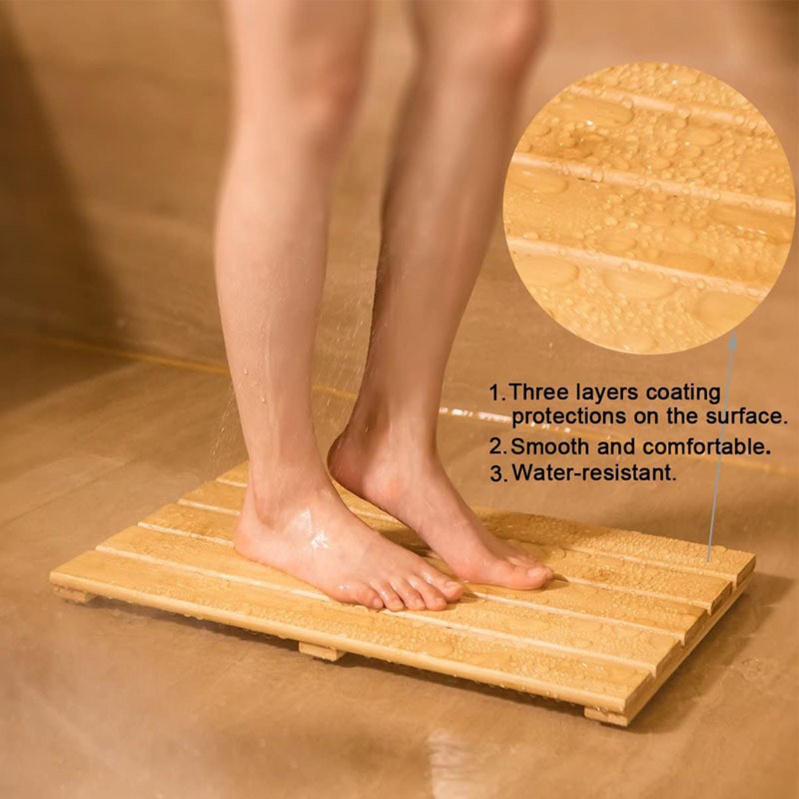 Bamboo Bath Mat Stylish Heavy  - Bamboo Bath Mat recension och pris
