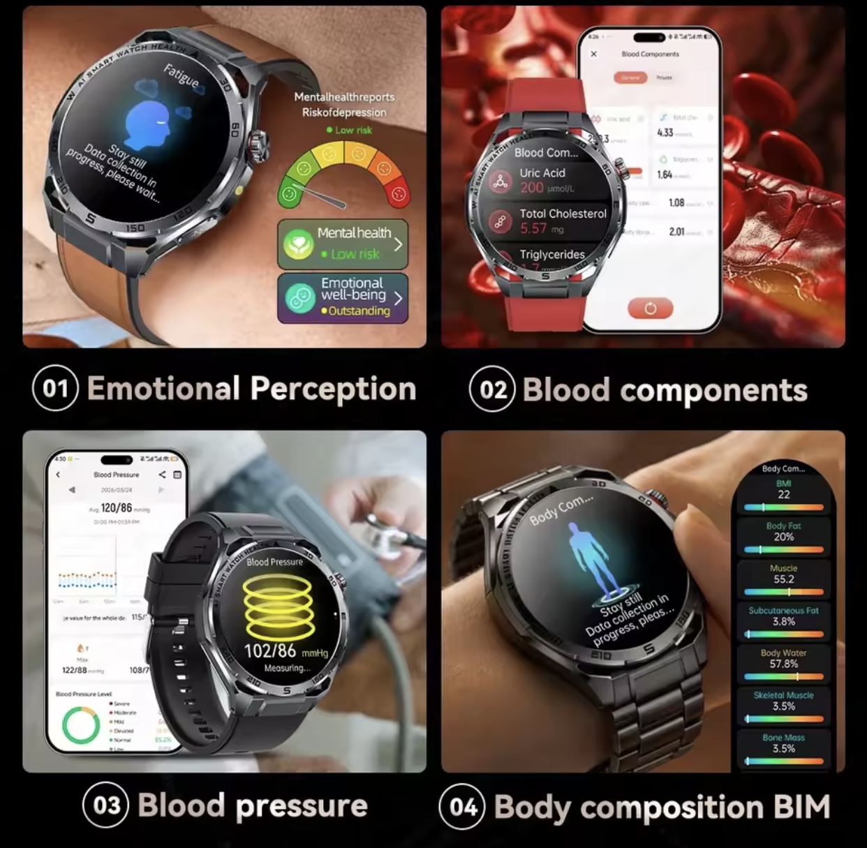 ECG High-end Health Smart Watc - Health Wellness Bracelet recension och pris