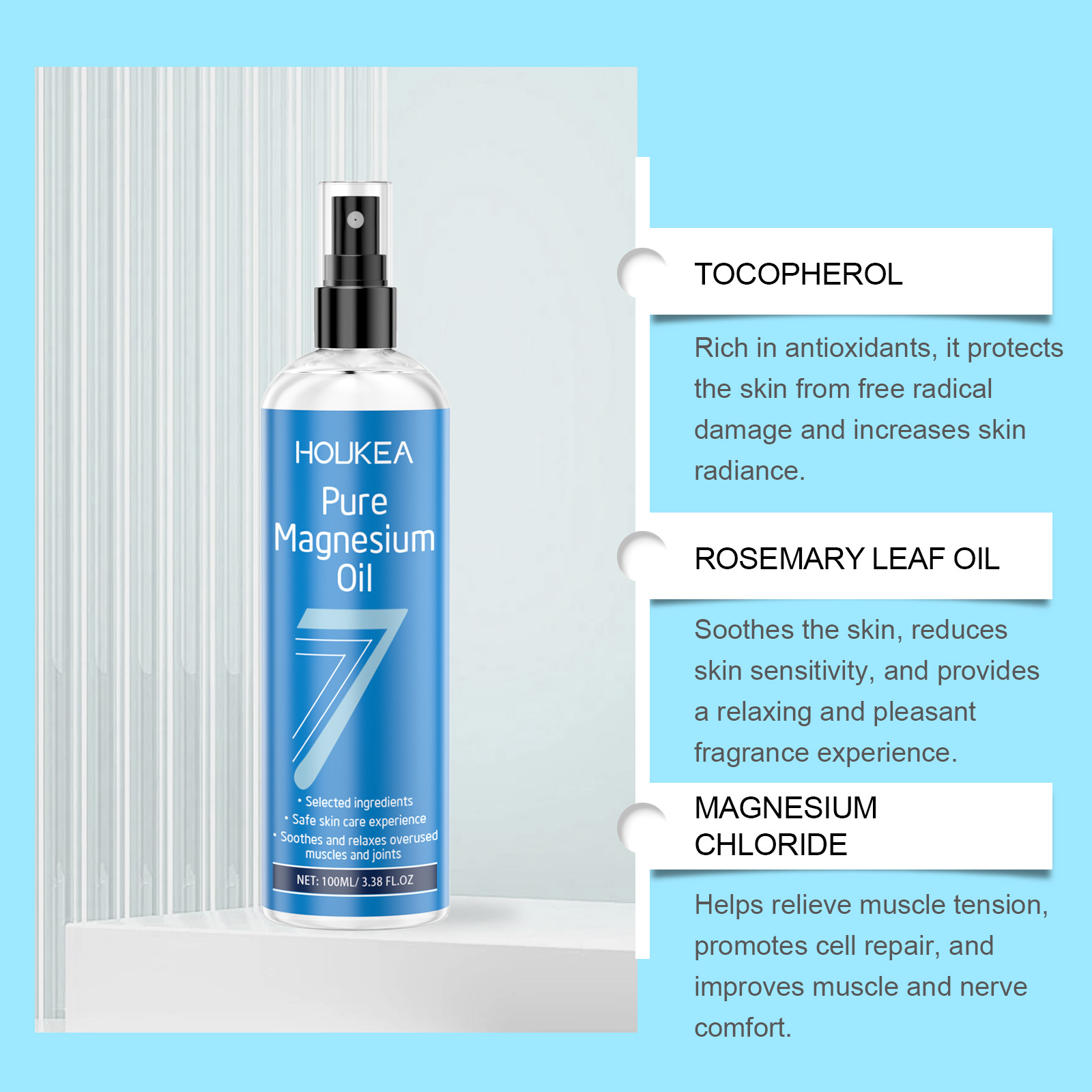 Pure Magnesium Oil Spray Grade - Bath Salts Magnesium recension och pris