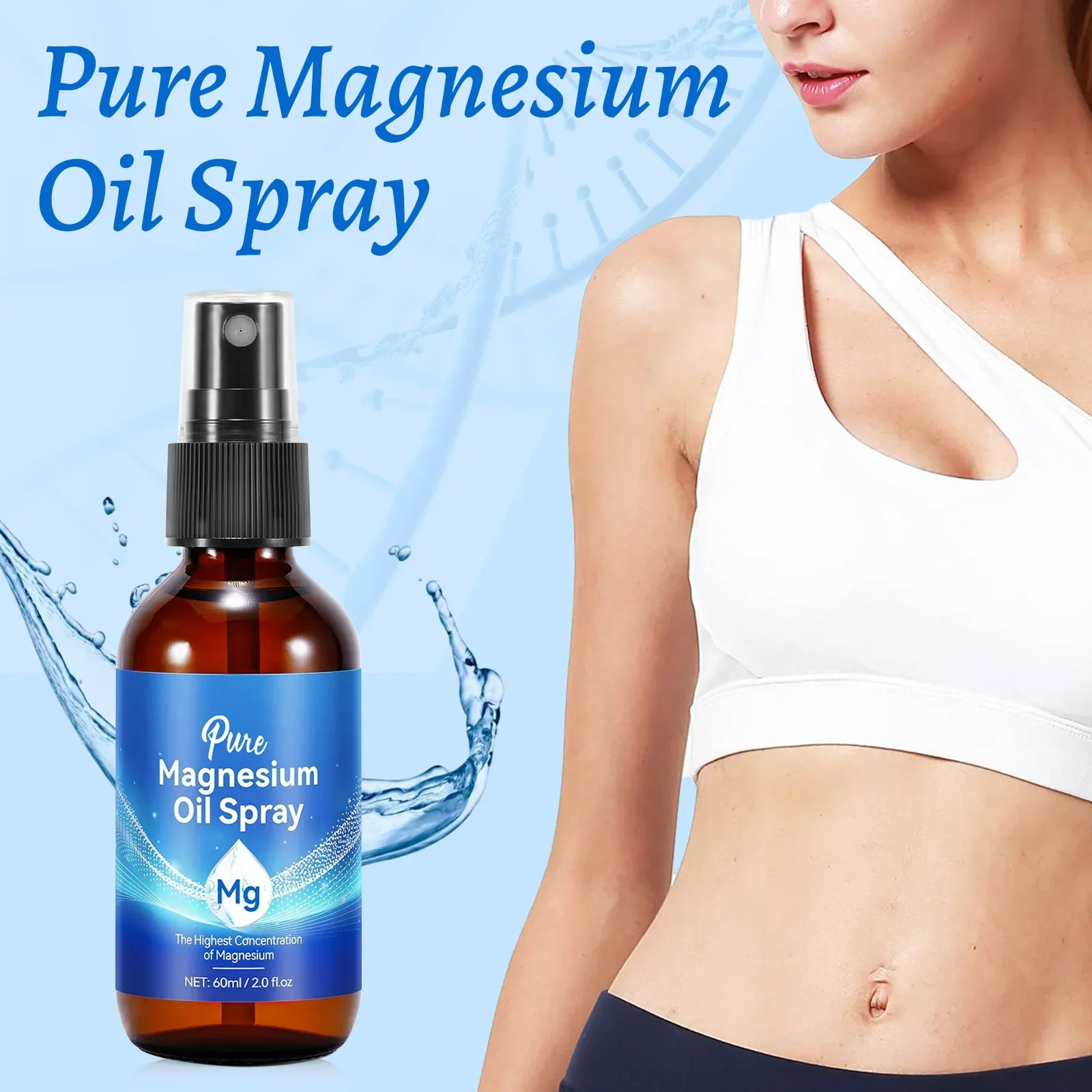 Magnesium Body Oil Spray 60ml  - Bath Salts Magnesium recension och pris
